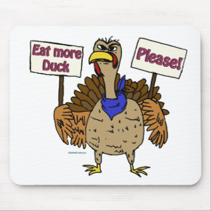 Alfombrilla De Ratón Comer más pato - Conversar con Turquía