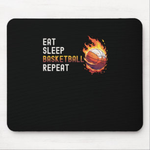 Alfombrilla De Ratón Comer Sleep Basketball Repetir Jersey Para Los Niñ