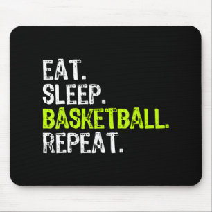 Alfombrilla De Ratón Comer Sleep Basketball Repetir jugador Diversión G