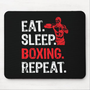 Alfombrilla De Ratón Comer Sleep Boxing Repetir Boxeo Fundador