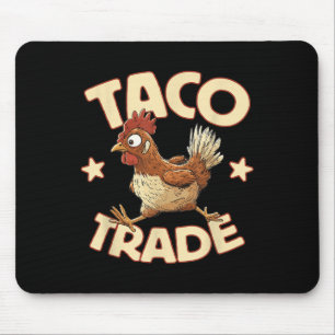 Alfombrilla De Ratón Comercio de tacos, sátira divertida de tarifas pol
