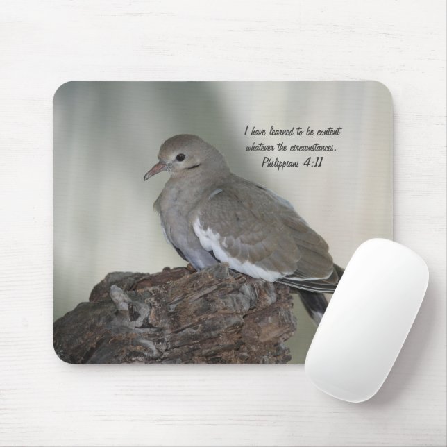 Alfombrilla De Ratón Comfy Dove Mousepad (Con ratón)