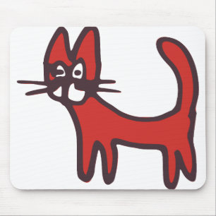 Alfombrilla De Ratón Cómic de Personalizado animal Mascota del gato
