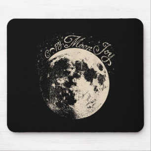 Alfombrilla De Ratón Cómico retro moderno copia luna alegría espacio mi