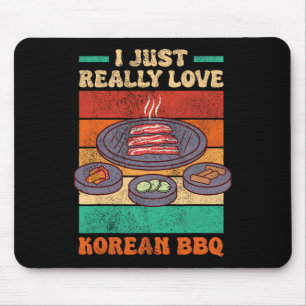 Alfombrilla De Ratón Comida asiática divertida - Bbq coreano