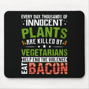 Alfombrilla De Ratón Comida Con Anti Vegan Bbq Desayuno Comida
