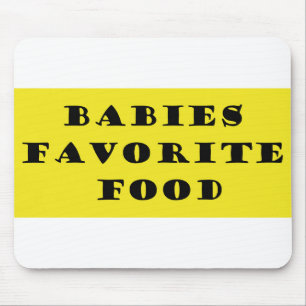 Alfombrilla De Ratón Comida favorita de los bebés