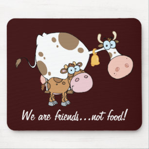 Alfombrilla De Ratón Comida Mousepad de los amigos no