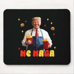 Alfombrilla De Ratón Comida rápida de Trump Mc Mega Fries