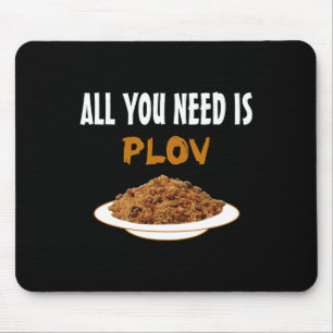 Alfombrilla De Ratón Comida uzbeka bujariana divertida - Plov Lover Bbq