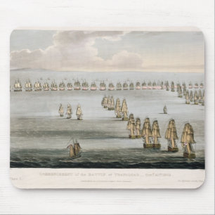 Alfombrilla De Ratón Comienzo de la batalla de Trafalgar, 21ro Octo