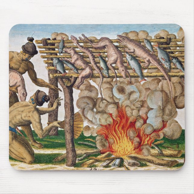 Alfombrilla De Ratón Cómo asar a la parrilla animales, de 'Narratio (Frente)