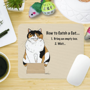 Alfombrilla De Ratón Cómo atrapar un gato