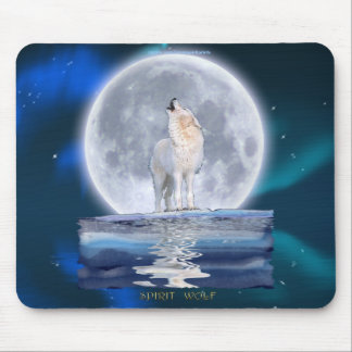 Alfombrilla De Ratón Cómo deleitar la fantasía del lobo blanco y la vid