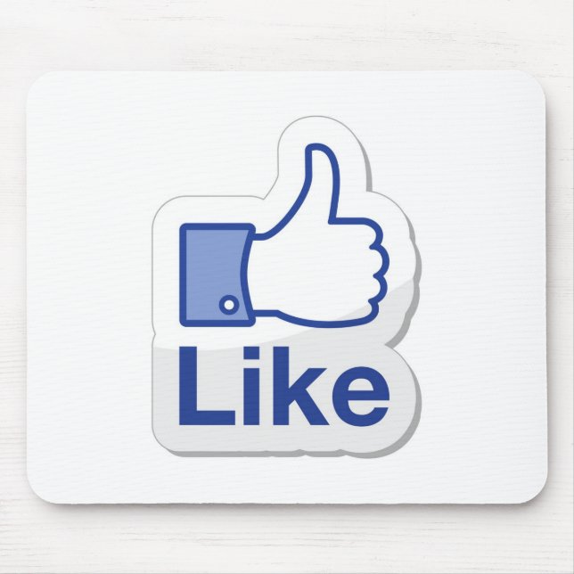 Alfombrilla De Ratón Como el botón (como mí) (Frente)