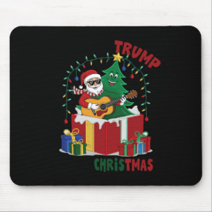 Alfombrilla De Ratón Cómo el Trump salvó a los Navidades Funny Holiday