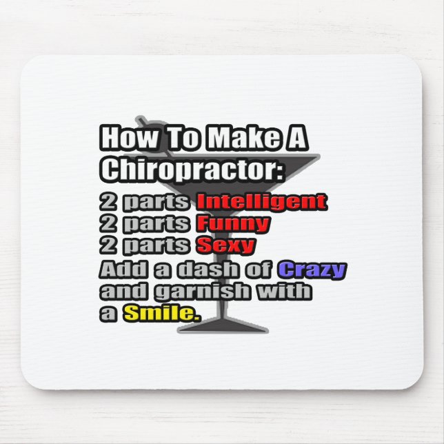 Alfombrilla De Ratón Cómo hacer un quiropráctico (Frente)