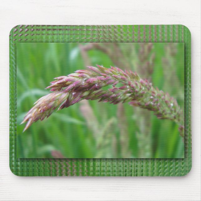 Alfombrilla De Ratón Cómo la hierba crece en Mousepad (Frente)