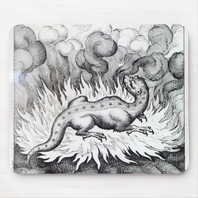 Alfombrilla De Ratón Como las vidas del Salamander en fuego (Frente)