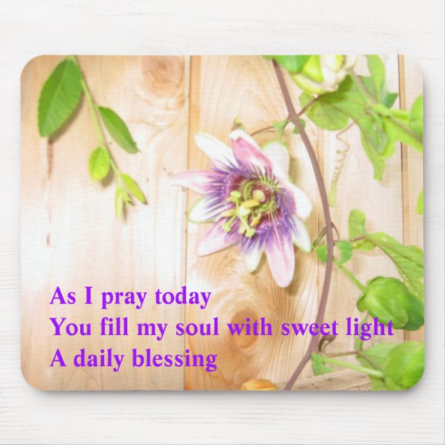 Alfombrilla De Ratón Como ruego hoy (Frente)