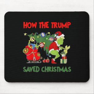 Alfombrilla De Ratón Cómo salvó Trump a los Navidades Divertidos Trump 