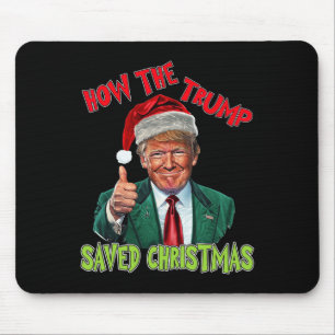 Alfombrilla De Ratón Cómo salvó Trump a los Navidades Divertidos Trump