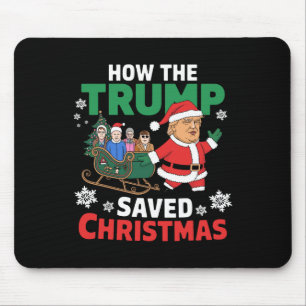 Alfombrilla De Ratón Cómo salvó Trump a los Navidades Divertidos Trump 