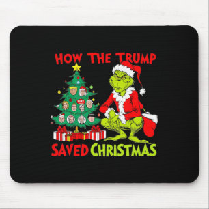 Alfombrilla De Ratón Cómo salvó Trump a los Navidades Divertidos Trump 