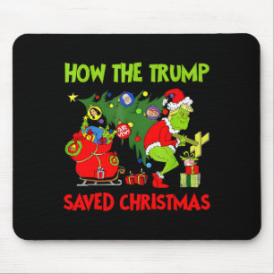 Alfombrilla De Ratón Cómo Trump salvó la Navidad Divertida Navidad de T