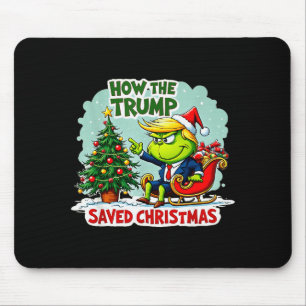 Alfombrilla De Ratón Cómo Trump Salvó La Navidad Divertido Trump Navida