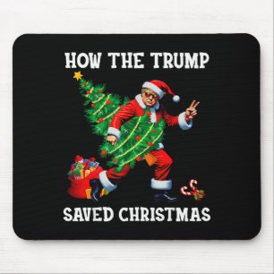 Alfombrilla De Ratón Cómo Trump Salvó La Navidad Divertido Trump Navida
