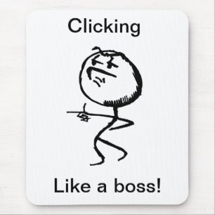 Alfombrilla De Ratón como un jefe