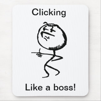 Alfombrilla De Ratón como un jefe