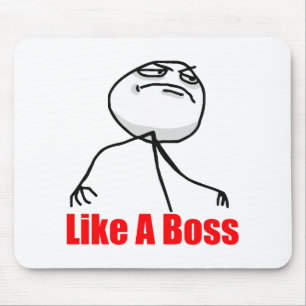Alfombrilla De Ratón Como un jefe