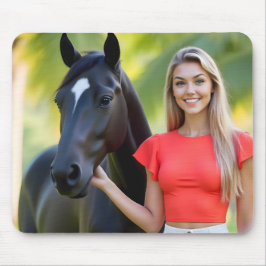 Alfombrilla De Ratón Compañero majestuoso en la serenidad tropical