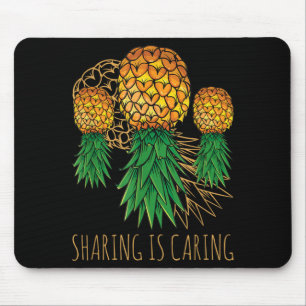 Alfombrilla De Ratón Compartir Es Cuidar Piña Hawaii Fruta Verano