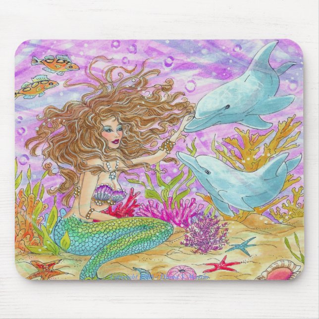 Alfombrilla De Ratón Compinche del mar profundo (Frente)