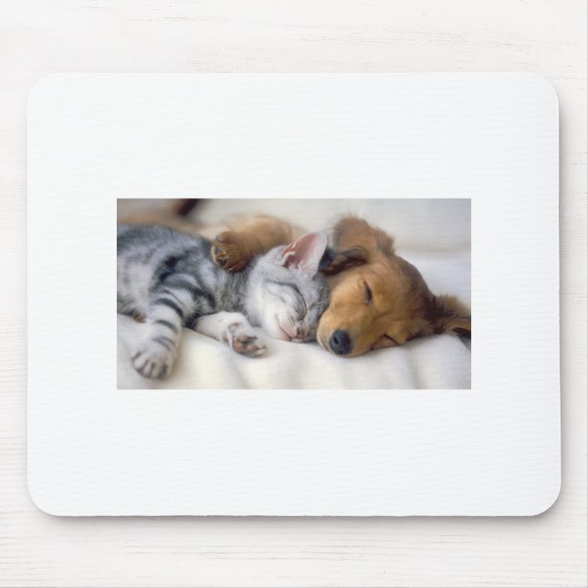 Alfombrilla De Ratón Compinches durmientes (Frente)