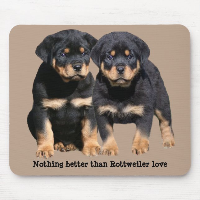 Alfombrilla De Ratón Compinches Mousepad de Rottweiler (Frente)