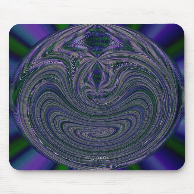 Alfombrilla De Ratón Complejo de Marblized (Frente)