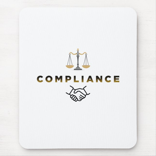Alfombrilla De Ratón Compliance Desk Mouse Pad (Frente)