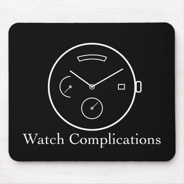 Alfombrilla De Ratón Complicaciones de Watch Mousepad (Frente)