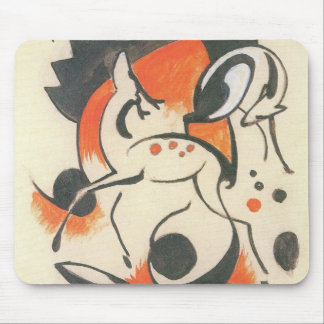 Alfombrilla De Ratón Composición con dos ciervos de Franz Marc