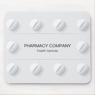 Alfombrilla De Ratón Comprimidos Recuadro Médico - Mousepad