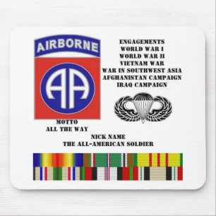 Alfombrilla De Ratón Compromisos de la 82.a división aerotransportada