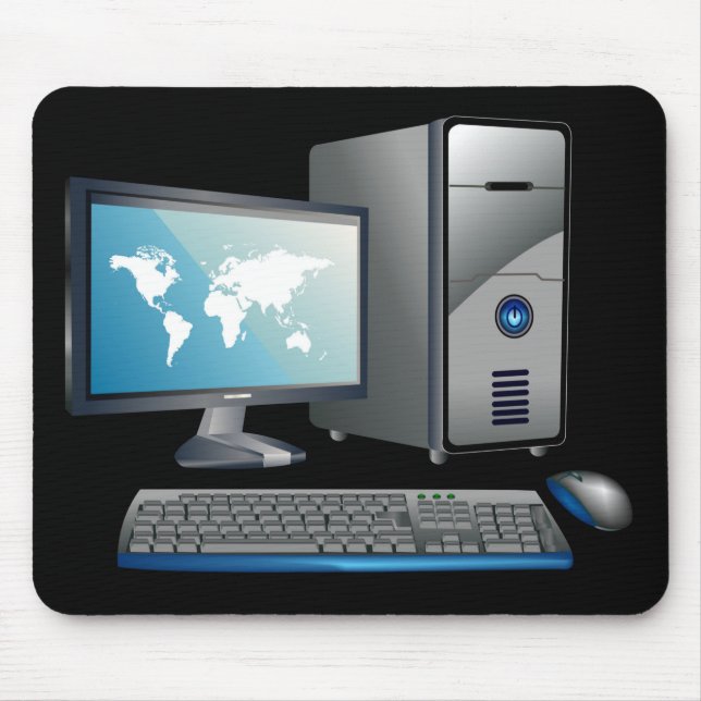 Alfombrilla De Ratón Computadora de escritorio muy divertida System Mou (Frente)