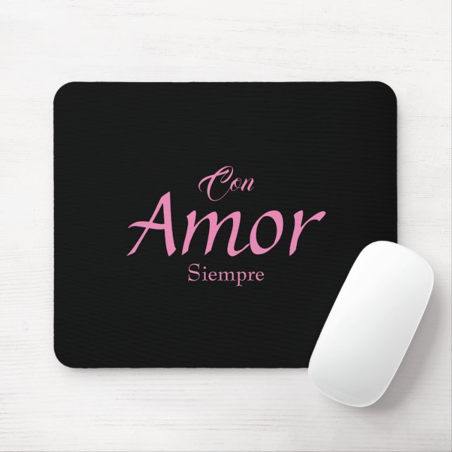 Alfombrilla De Ratón Con Amor, Siempre Mousepad (Con ratón)