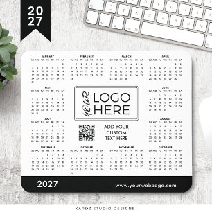 Alfombrilla de ratón con calendario 2027 de logoti
