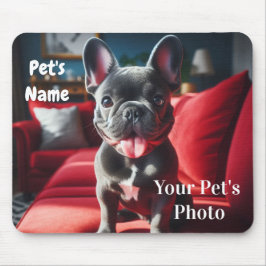 Alfombrilla de ratón con foto de mascota personali