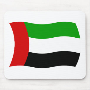 Alfombrilla de ratón con la bandera de Emiratos Ár